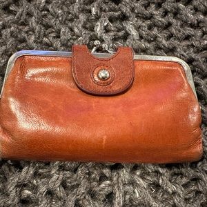Authentic HOBO wallet. Brown leather.
